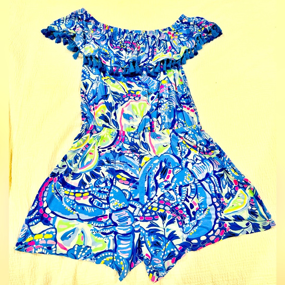 Lilly Pulitzer Off the Shoulder Romper